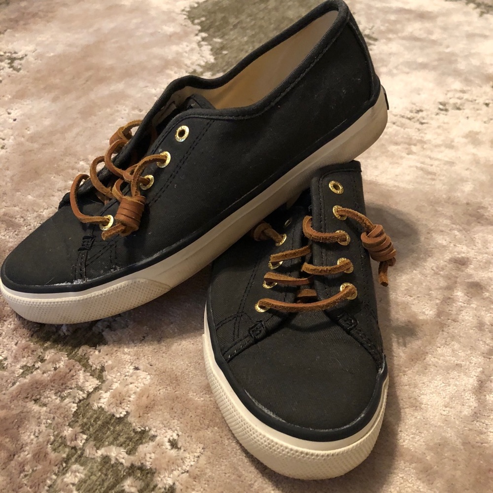 Sperry Top Sider Women’s Canvas Sneaker Black